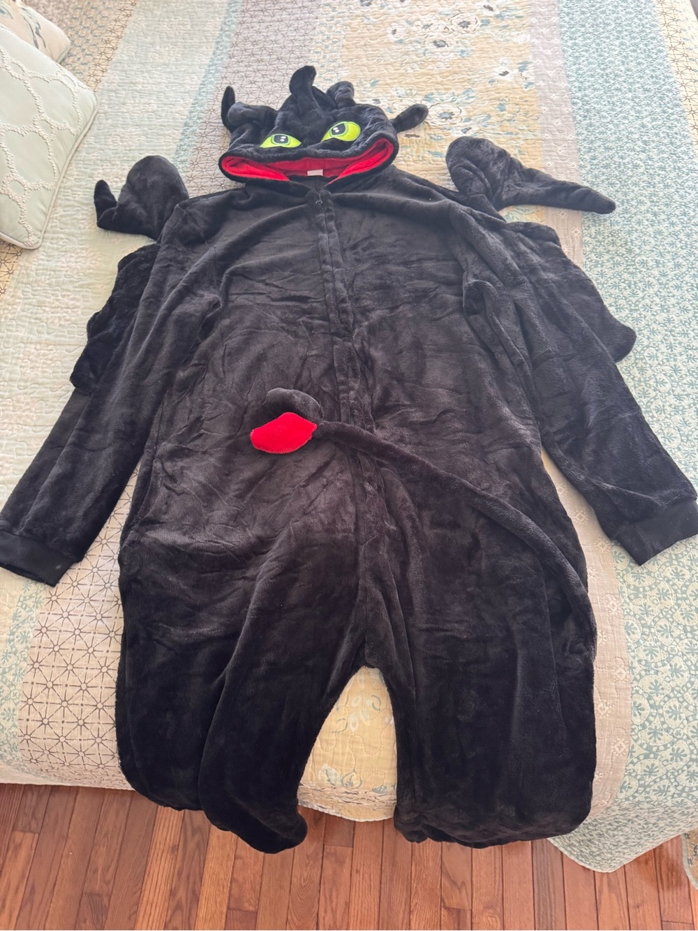 Kids Toothless- Htrain your dragon Dragon Onesie Costume with Hood